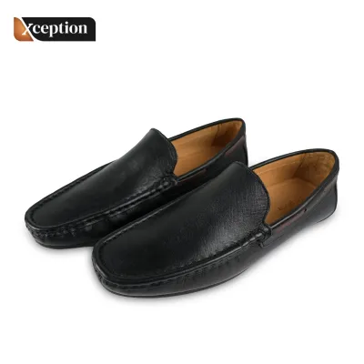 High Fastness Genuine Cow Full Grain Leather Moccasin Shoes